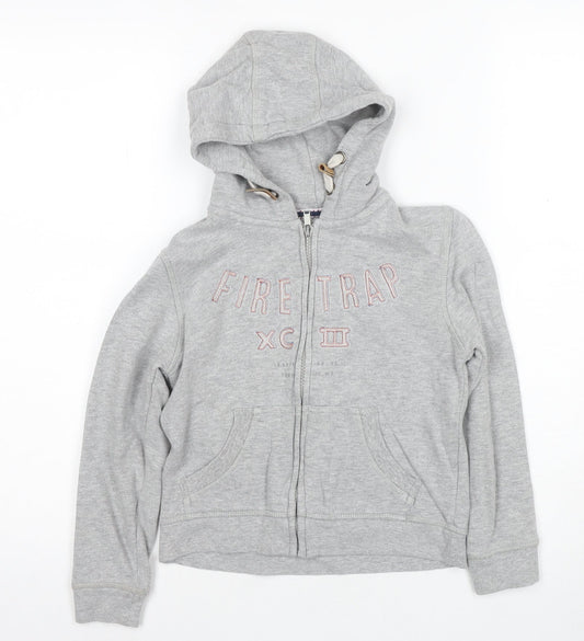 Firetrap Boys Grey Full Zip Hoodie 6-7 Years