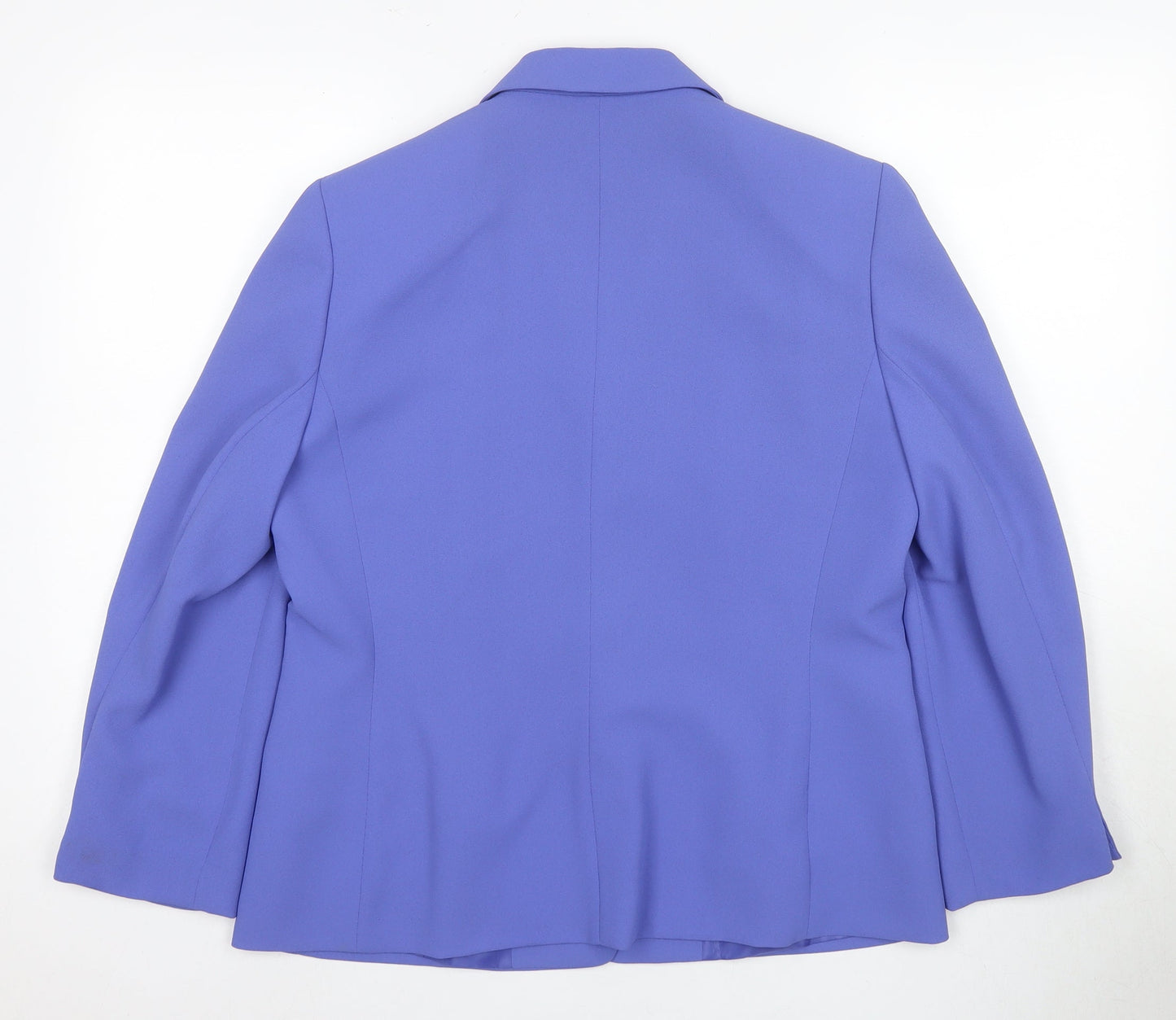 Jacques Vert Women's Blue Blazer UK 14 Formal