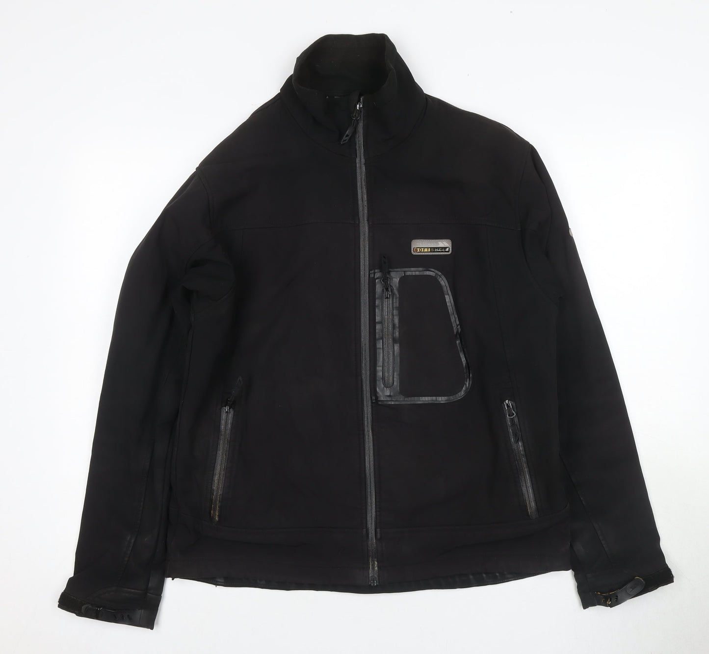 Mens UK Size S Trespass Black Soft Shell