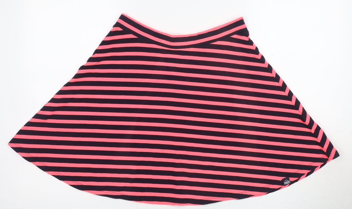 Womens UK Size L Superdry A-Line Jersey Skirt