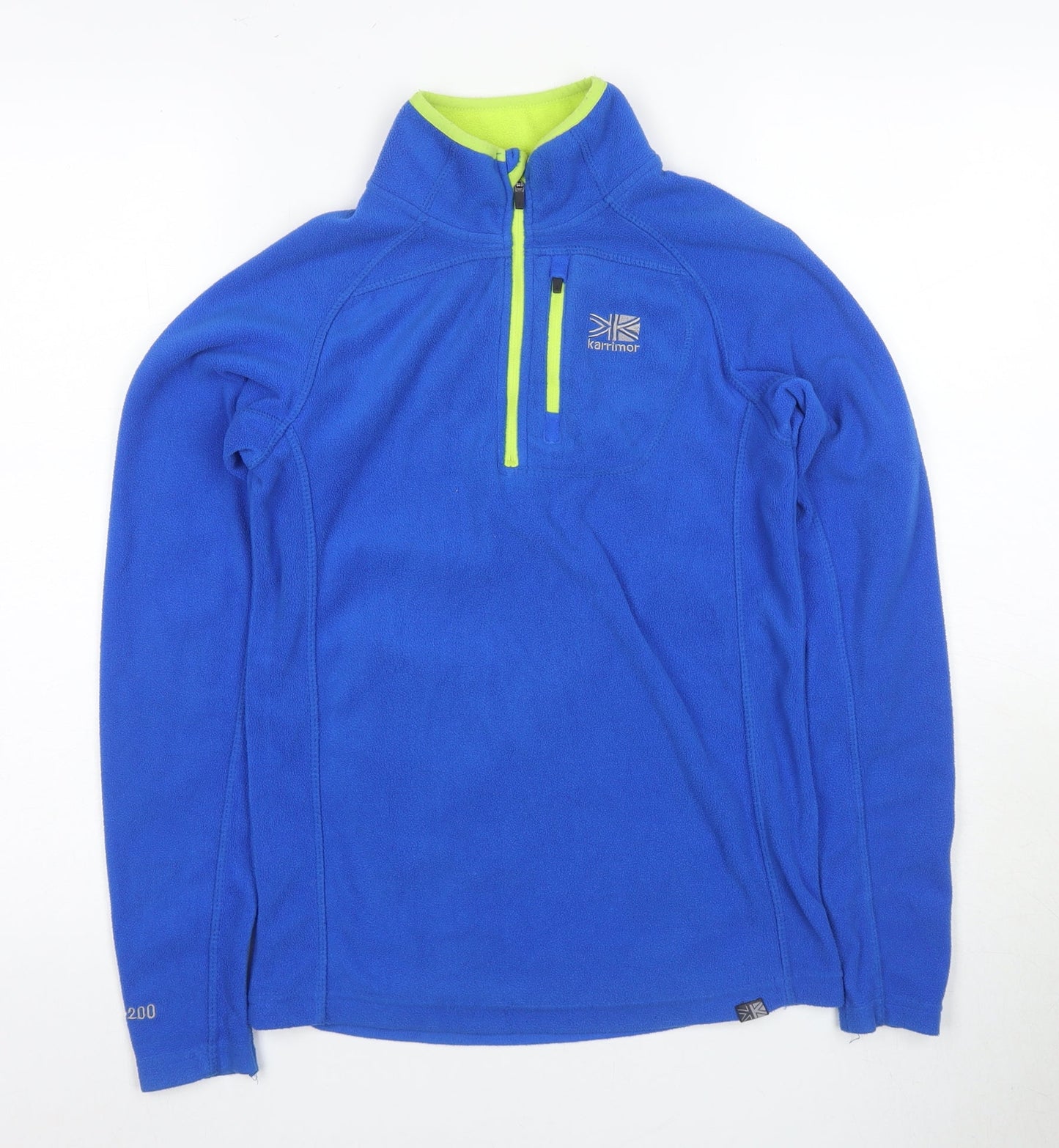 Karrimor Boys Blue 1/4 Zip Fleece Sweatshirt Size 158
