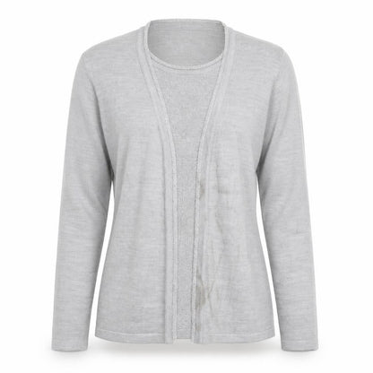 Womens UK Size S Honor Millburn Grey Cardigan Jumper