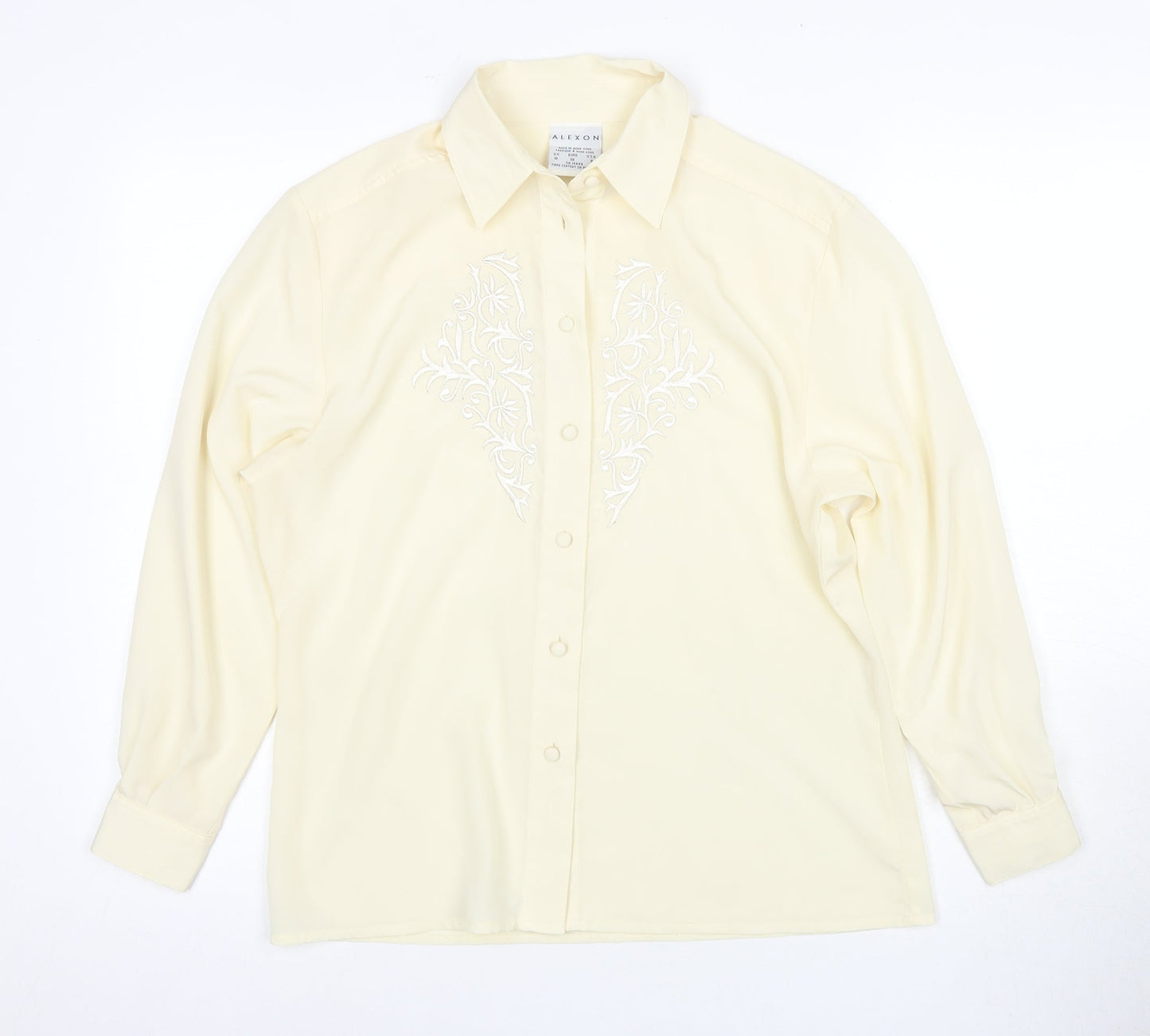 Alexon Ivory Women’s Button-Up Shirt, Size 10