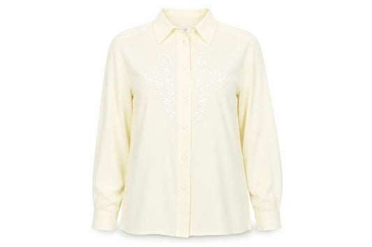 Alexon Ivory Women’s Button-Up Shirt, Size 10