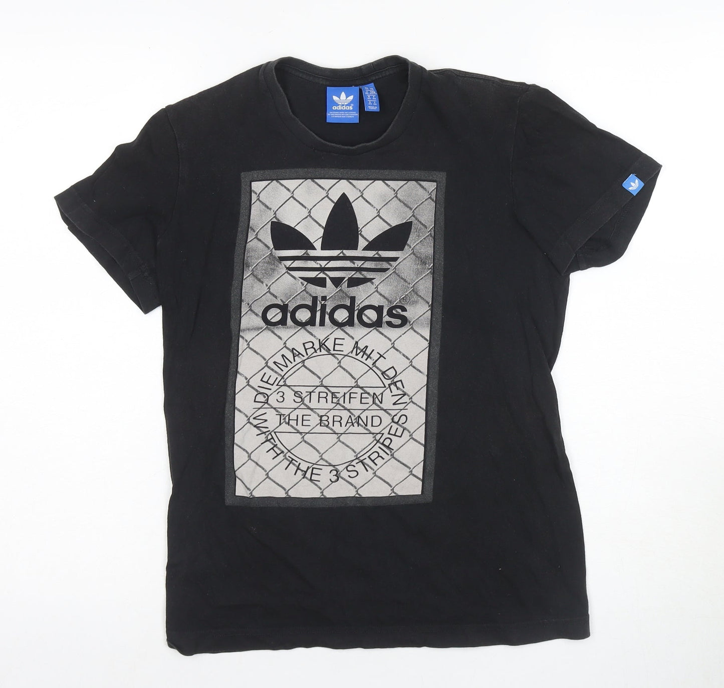 Adidas Men's XS Black Graphic T-Shirt