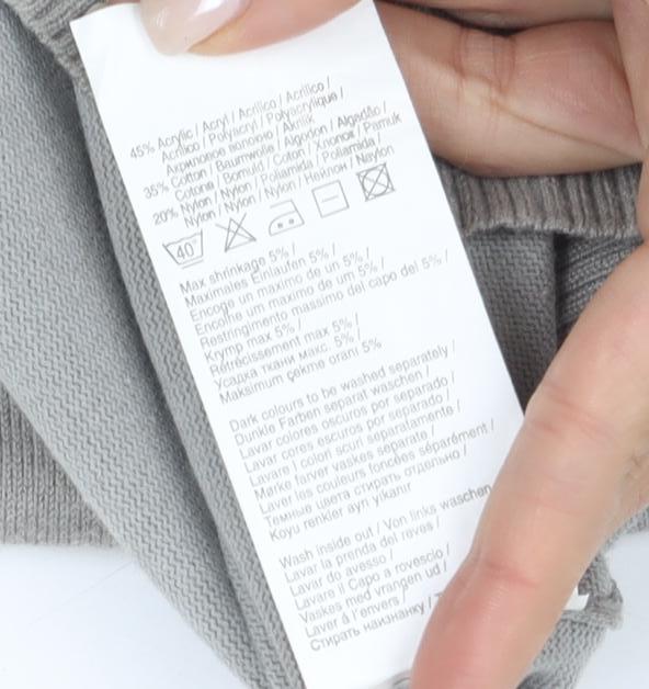 Jack & Jones Men's Grey Pullover Jumper Size S