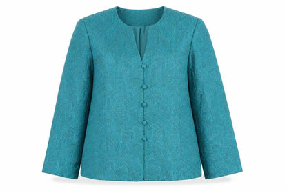Womens UK Size 10 Eastex Regular Green Suit Jacket