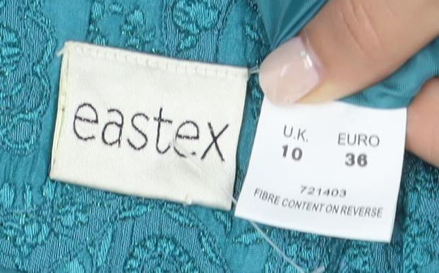 Eastex Women's Green Suit Jacket Size 10 Paisley