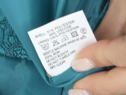 Eastex Women's Green Suit Jacket Size 10 Paisley