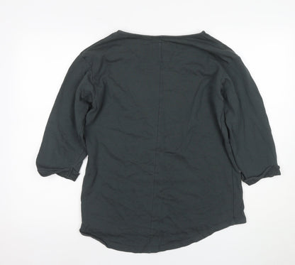 Womens UK Size 10 NEXT Black  T-Shirt