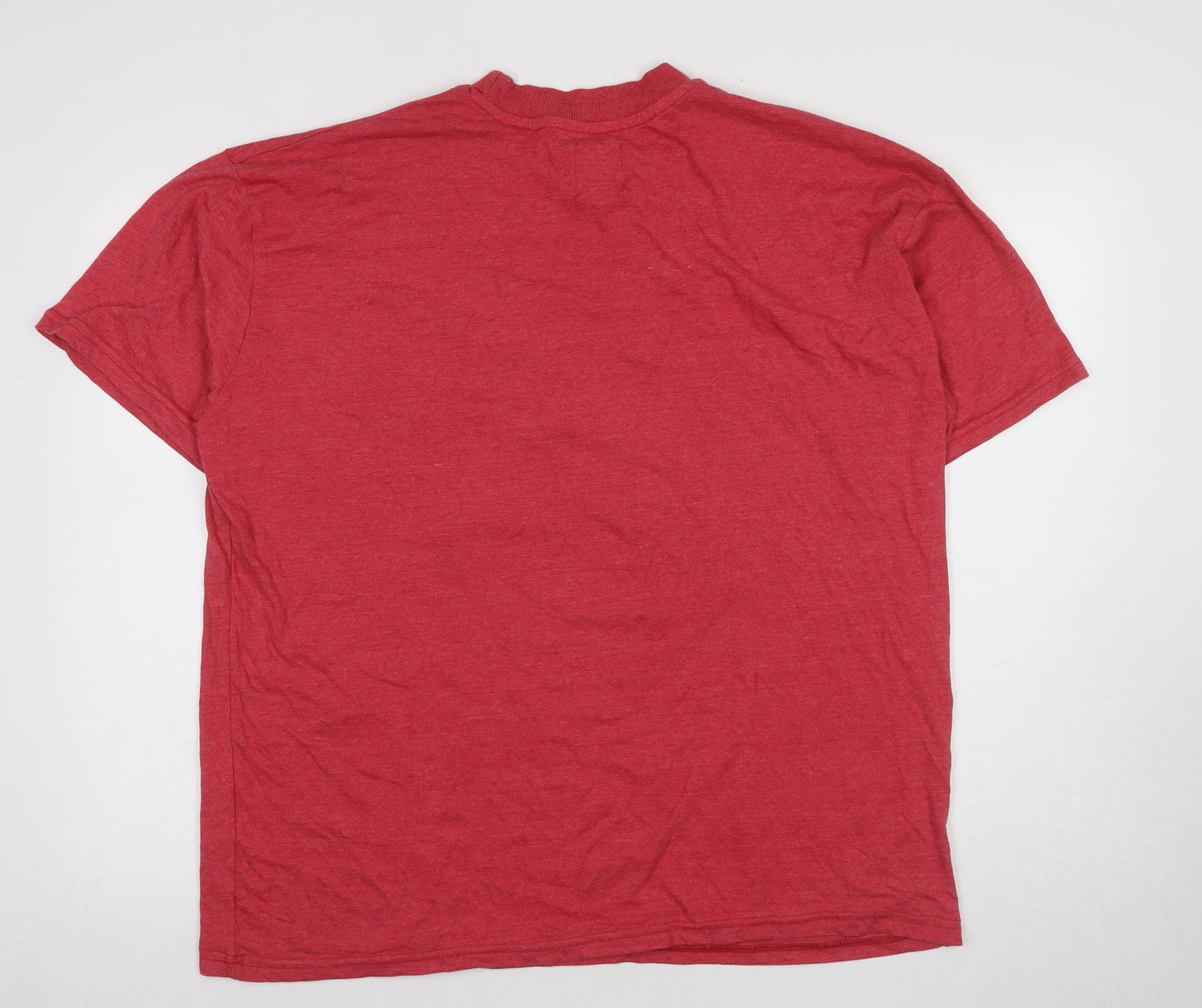 Mens UK Size L boohooMAN Red  T-Shirt