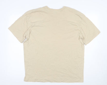 Mens UK Size M boohooMAN Beige  T-Shirt