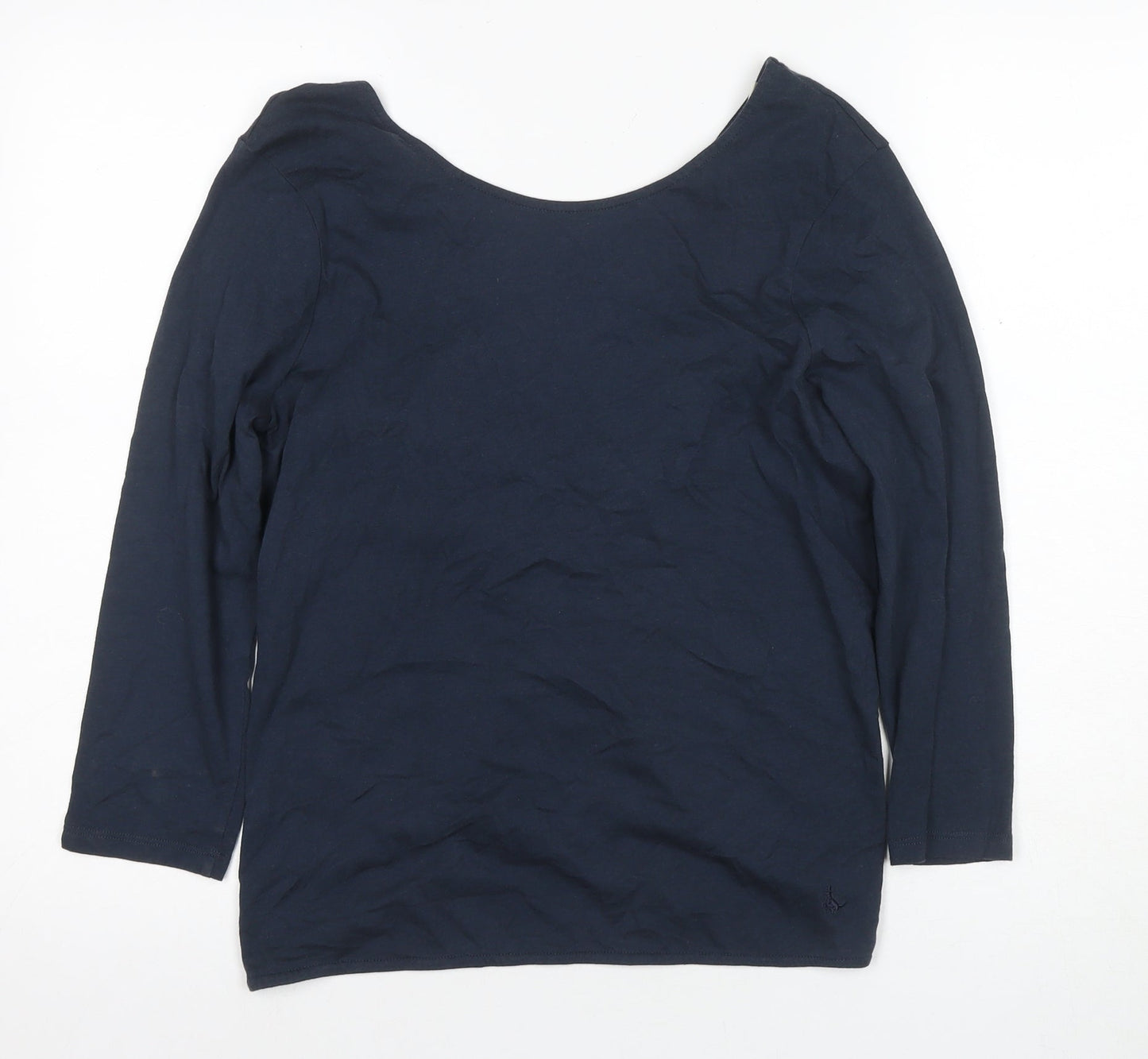 Jack Wills Women's Blue Scoop Neck Top Size 10