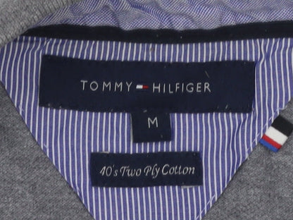 Tommy Hilfiger Men's Grey M Long Sleeve Polo