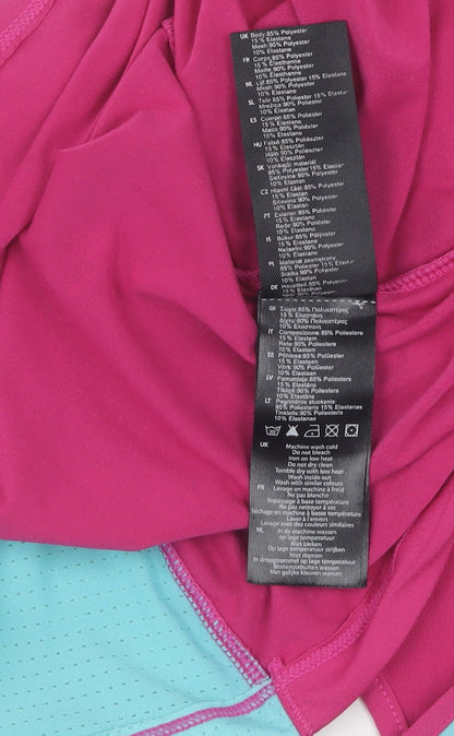 LA Gear Women's Pink and Blue Tank Top Size 8 Athletic Fit