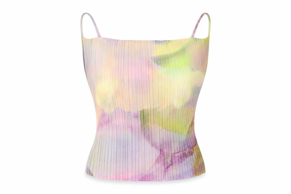 Womens UK Size 4 PRETTYLITTLETHING Multicoloured Camisole Tank