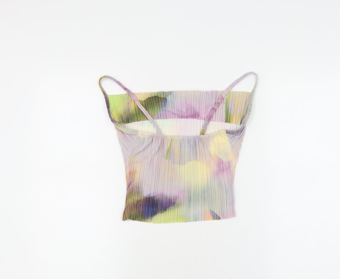 Womens UK Size 4 PRETTYLITTLETHING Multicoloured Camisole Tank