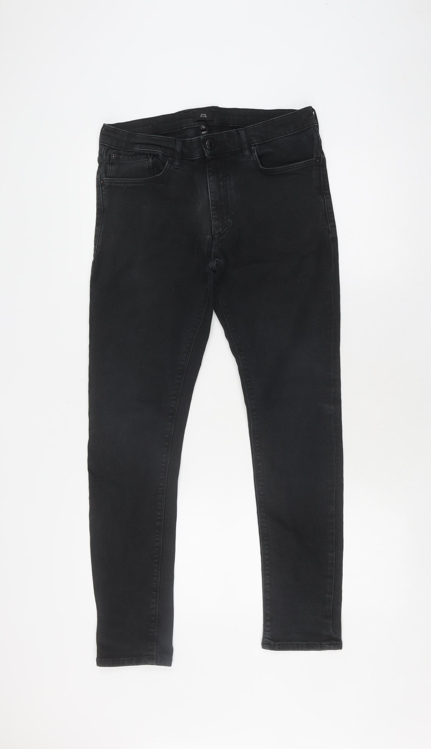 River Island Women’s Black Skinny Jeans, Size 32