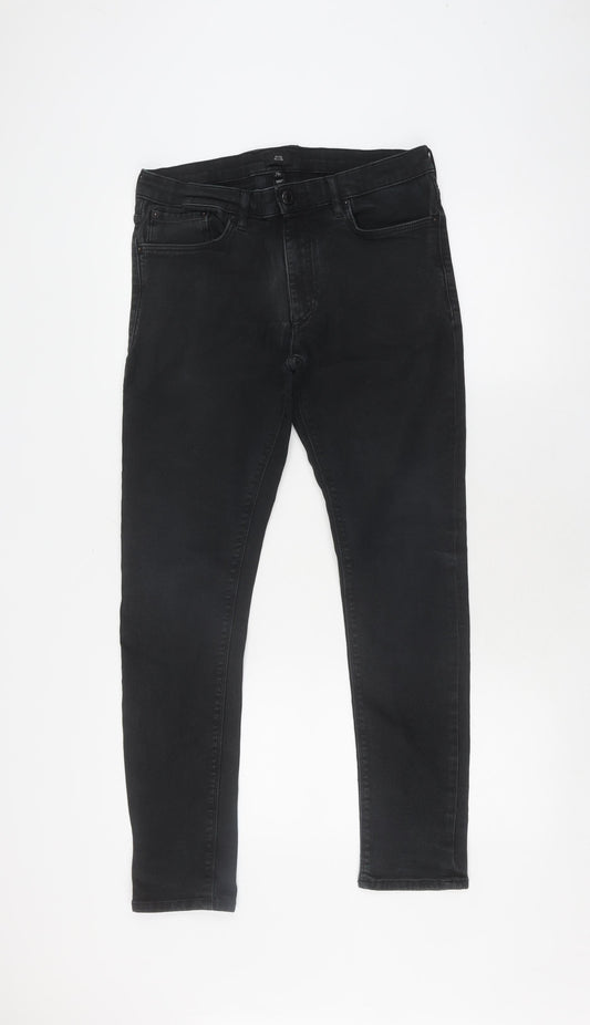 River Island Women’s Black Skinny Jeans, Size 32