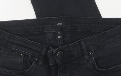 River Island Women’s Black Skinny Jeans, Size 32