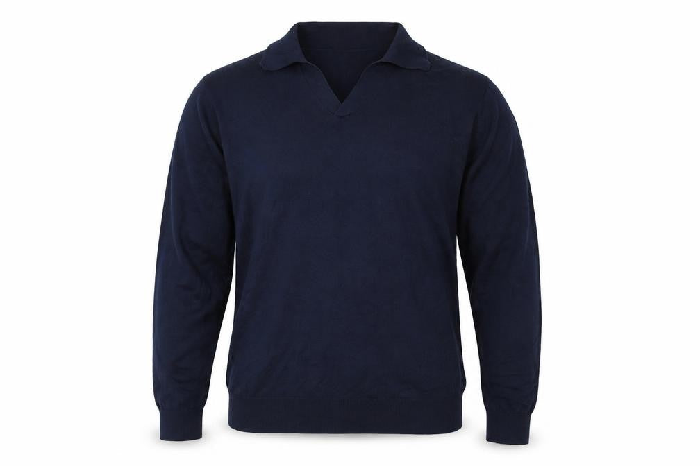 Mens UK Size L River Island Blue Pullover Jumper