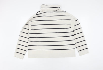 Womens UK Size M MNG Ivory Pullover Jumper