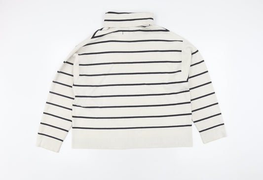 Womens UK Size M MNG Ivory Pullover Jumper