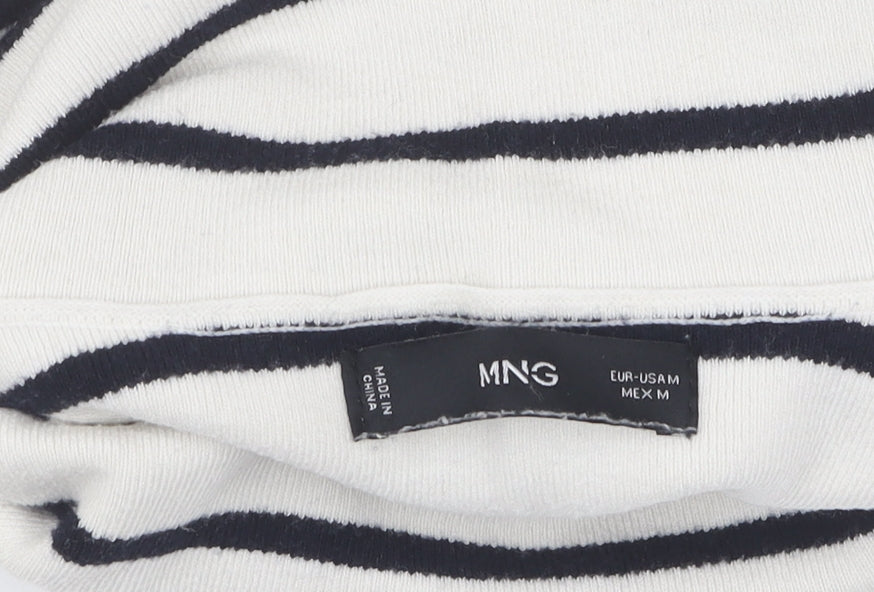 Womens UK Size M MNG Ivory Pullover Jumper