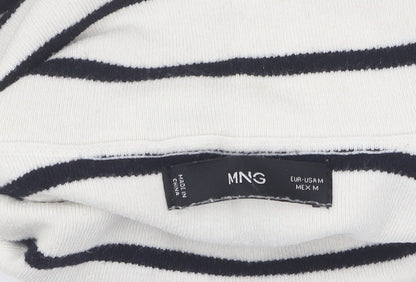 Womens UK Size M MNG Ivory Pullover Jumper