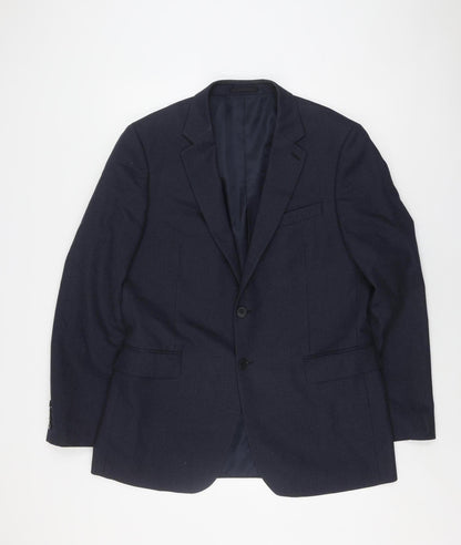 Mens UK Size 42 Jaeger Regular Blue Suit Jacket
