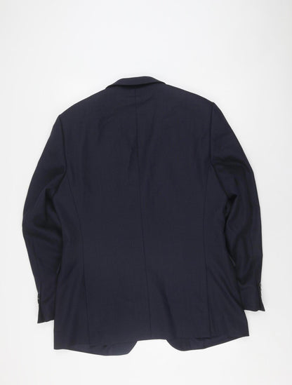 Mens UK Size 42 Jaeger Regular Blue Suit Jacket