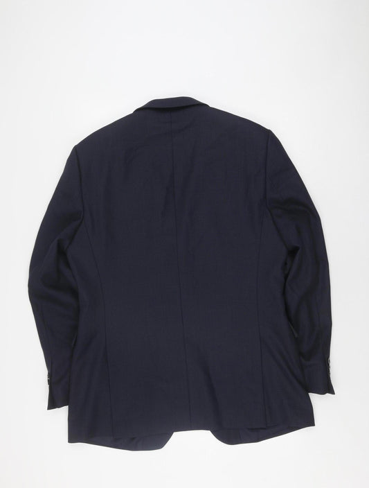 Mens UK Size 42 Jaeger Regular Blue Suit Jacket