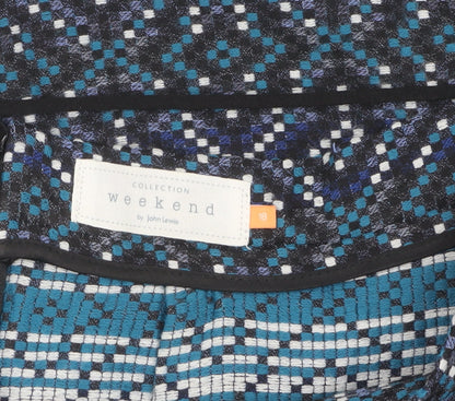 John Lewis Women's Geometric A-Line Skirt Size 18