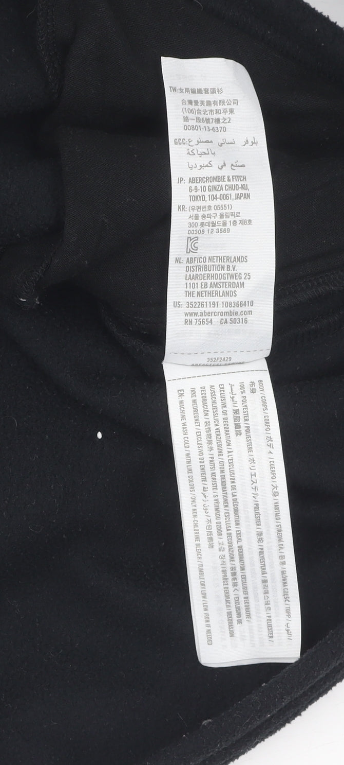 Hollister Women's Black Pullover Hoodie Size S