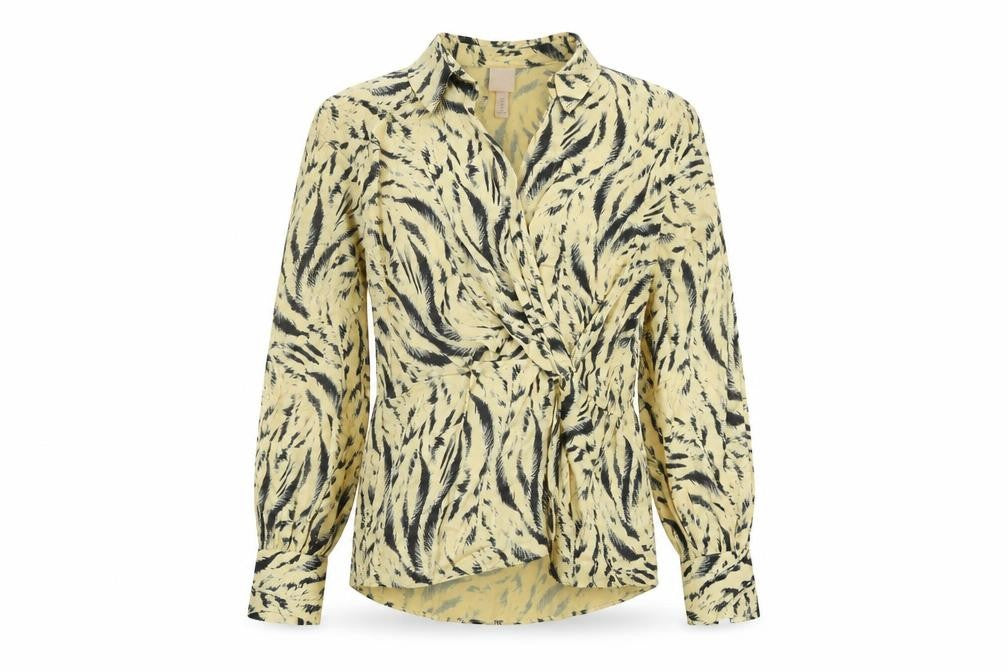 Womens UK Size 12 H&M Multicoloured Wrap Blouse