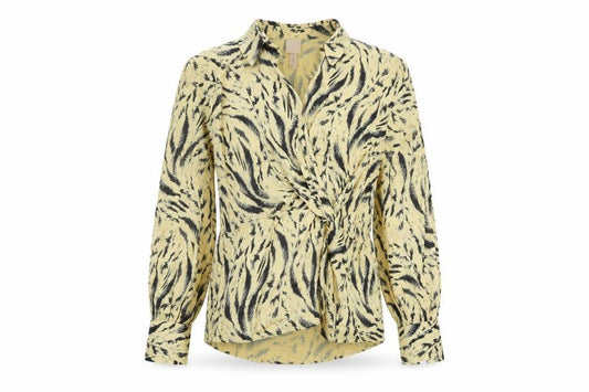 Womens UK Size 12 H&M Multicoloured Wrap Blouse