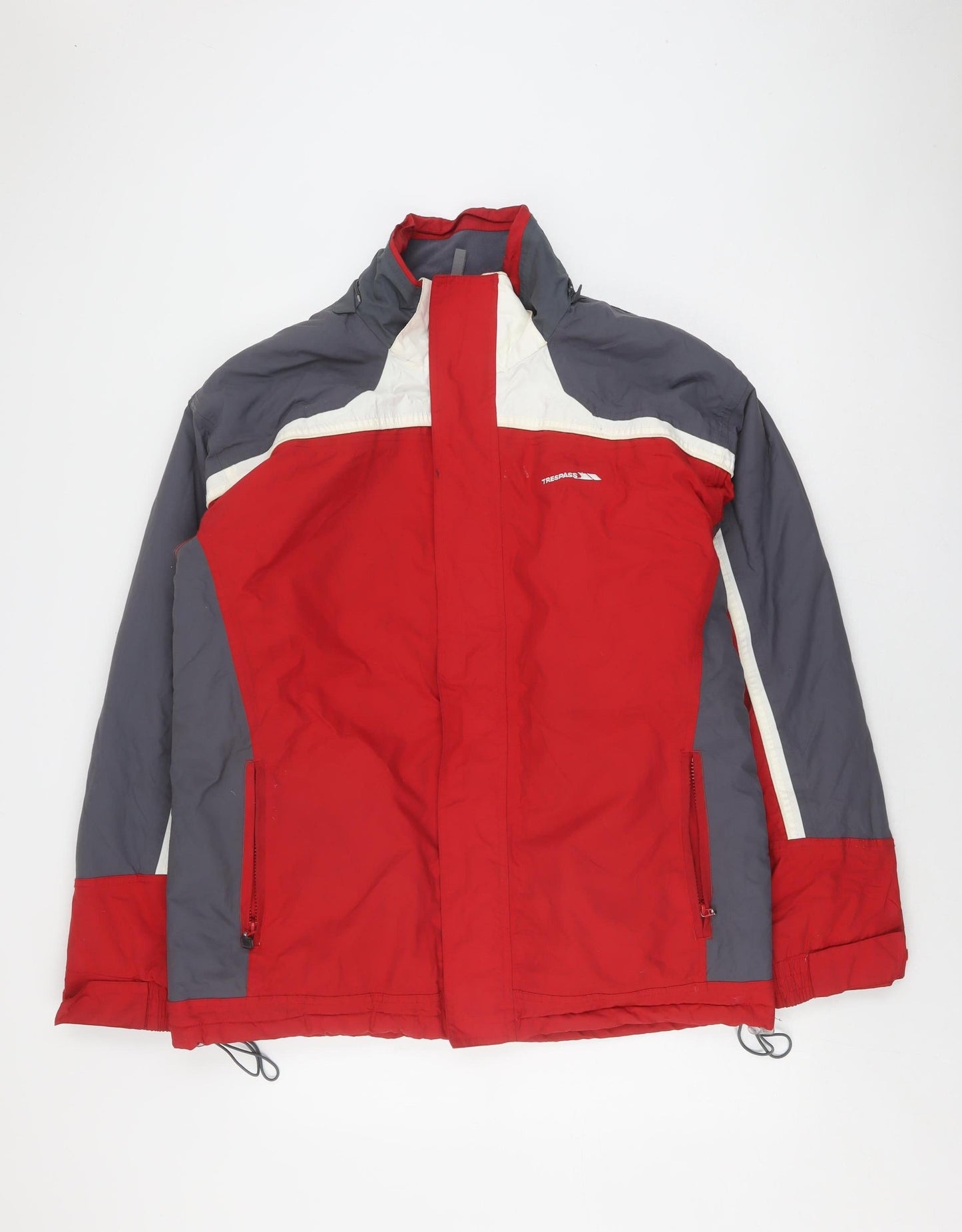 Mens UK Size M Trespass Red Windbreaker Coat