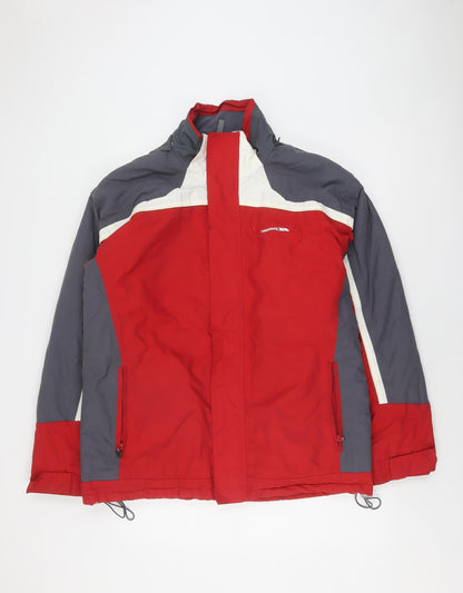 Mens UK Size M Trespass Red Windbreaker Coat