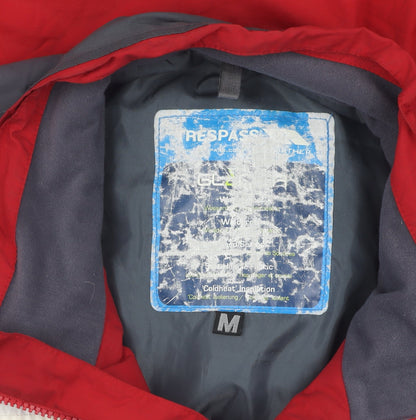 Mens UK Size M Trespass Red Windbreaker Coat