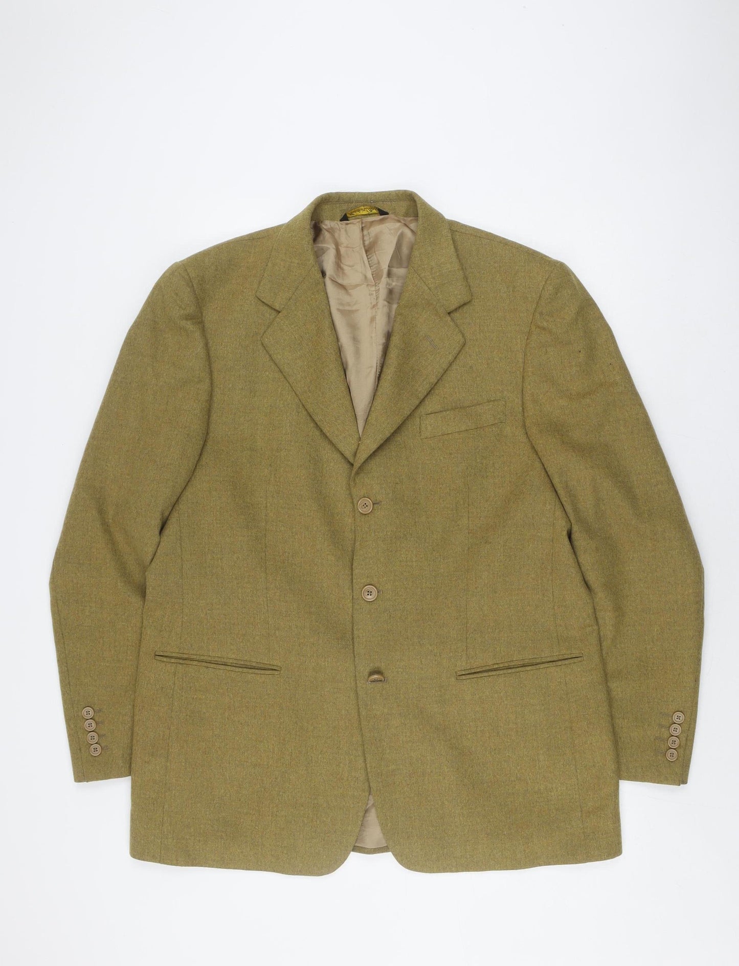 Zignone Men's Brown Wool Blazer UK Size 44