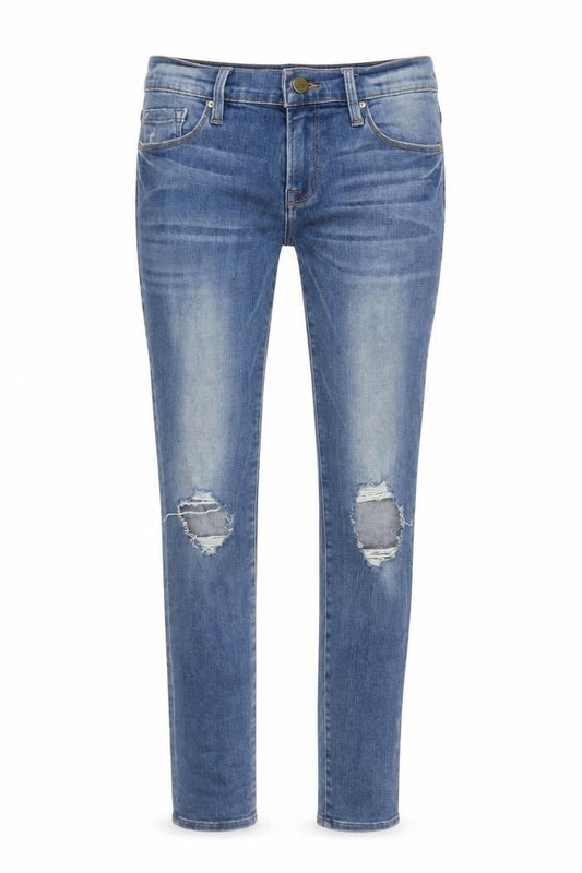 Womens UK Size 25 FRAME Slim Fit Skinny Blue Jeans