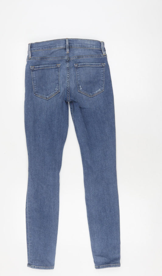 Womens UK Size 25 FRAME Slim Fit Skinny Blue Jeans
