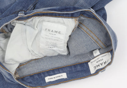 Womens UK Size 25 FRAME Slim Fit Skinny Blue Jeans