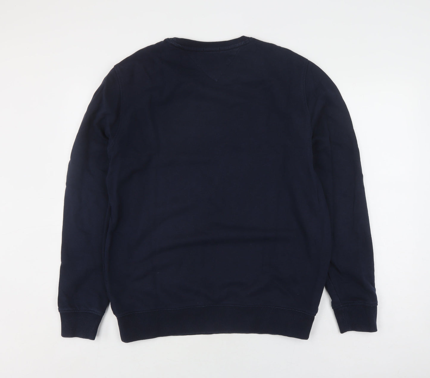 Tommy Jeans Men's Navy Blue Logo Sweatshirt L