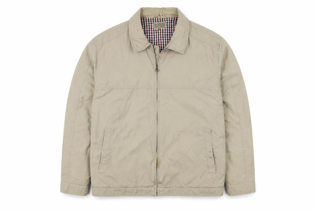Mens UK Size XL Wolsey Beige Bomber Jacket