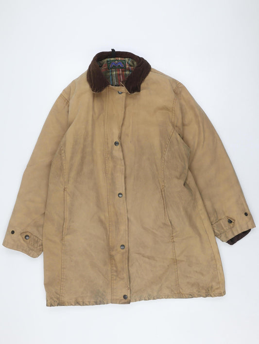Royal Paddock Women's Beige Cotton Overcoat Size 10
