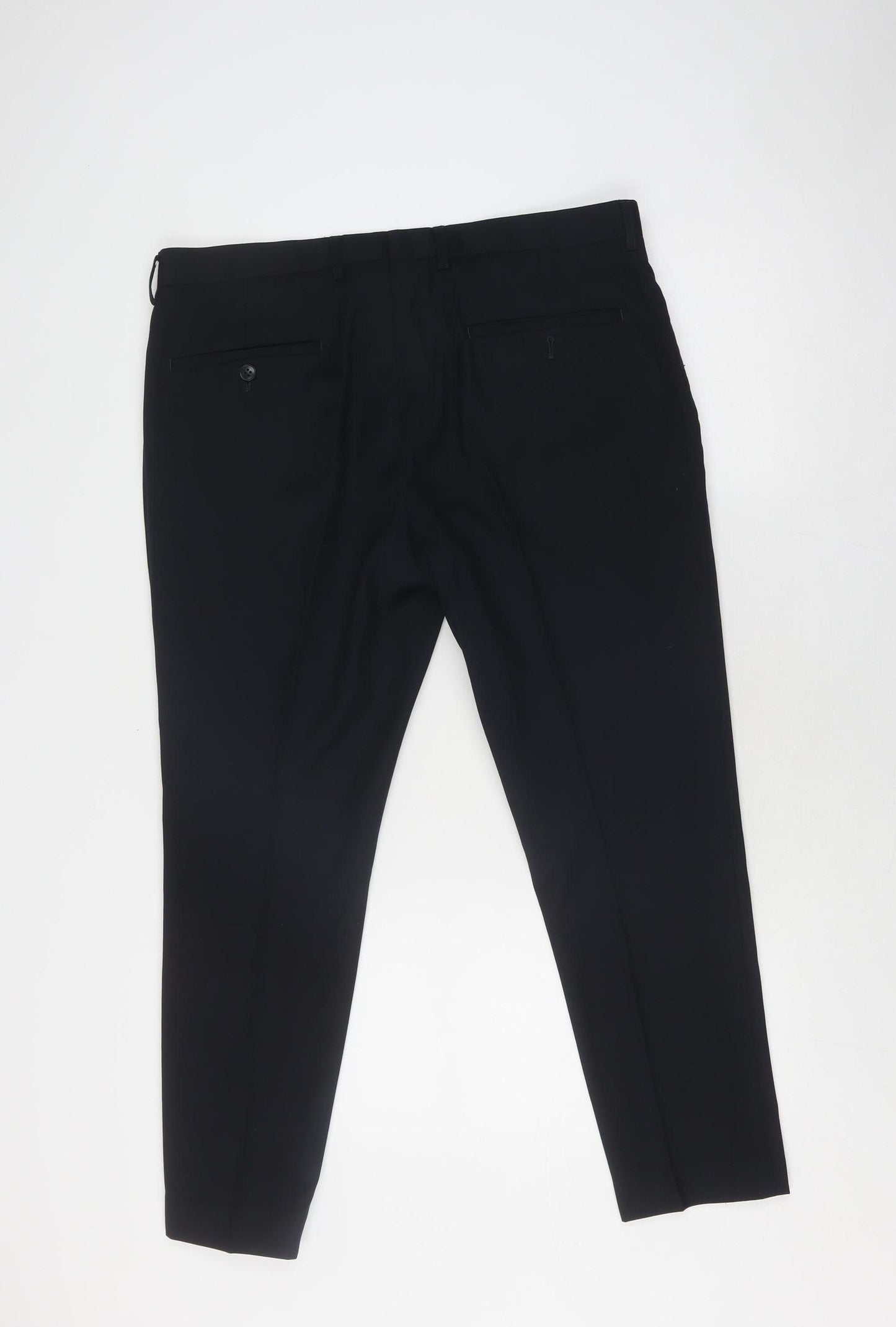 Mens UK Size  Ventuno 21 Regular Fit  Black Trousers