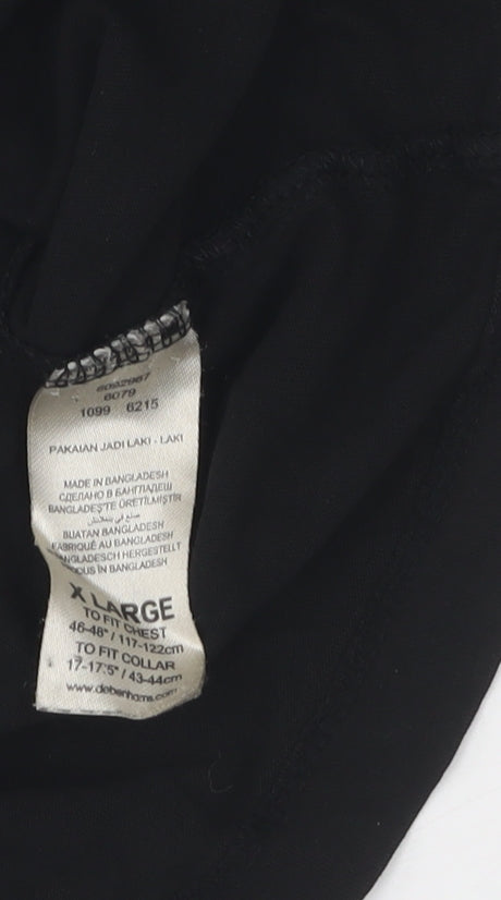 Red Herring Men's Black XL Crew Neck T-Shirt