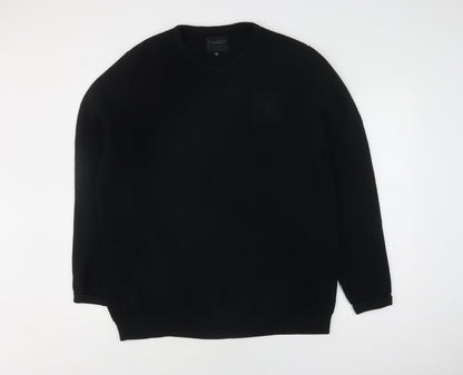 Dissident Men's Black XL Waffle Knit Pullover