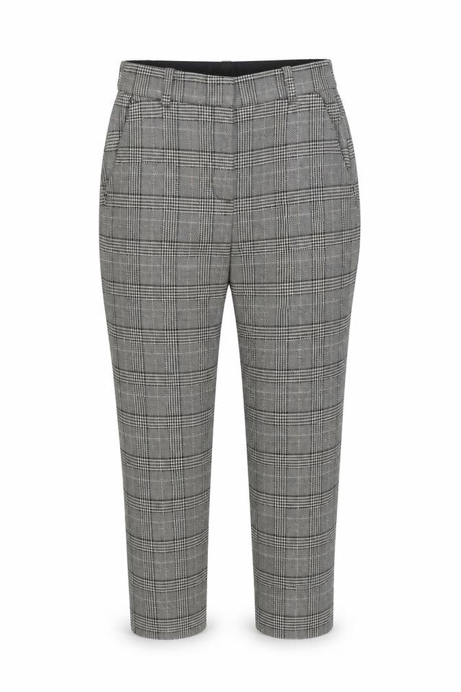 Womens UK Size 8 H&M Regular Fit Cropped Grey Trousers
